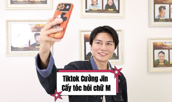 Hành trình hot Tiktok Cường Jin cấy tóc hói chữ M và kết quả thực tế