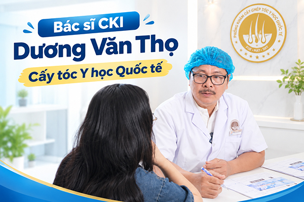 Bác sĩ Dương Văn Thọ cấy tóc y học quốc tế