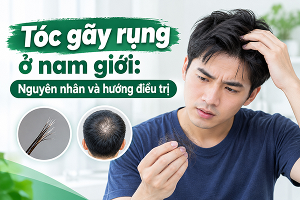 Tóc gãy rụng ở nam giới: Nguyên nhân và hướng điều trị