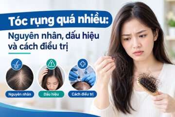 Tóc rụng quá nhiều: Nguyên nhân, dấu hiệu và cách điều trị