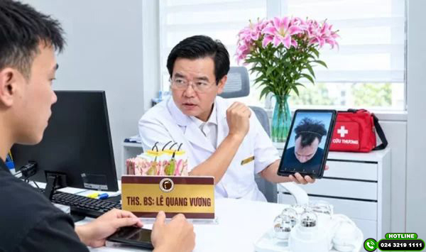 rụng tóc từng mảng
